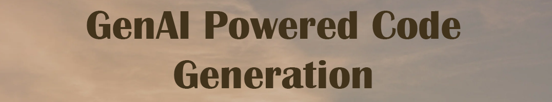 Genai Powered Code Generation